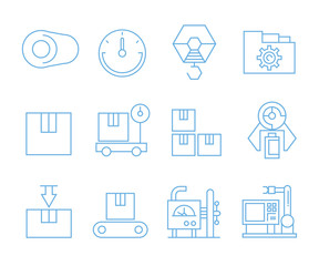 manufacturing icons