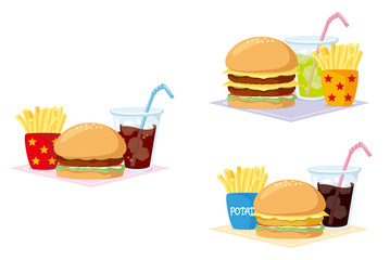 ハンバーガーセット