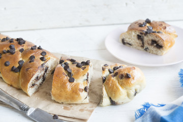 brioche of chocolate