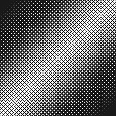Retro abstract halftone square pattern background - vector illustration with diagonal squares
