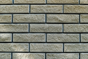 Obraz premium Wall made of facing bricks. Backgrounds, texture