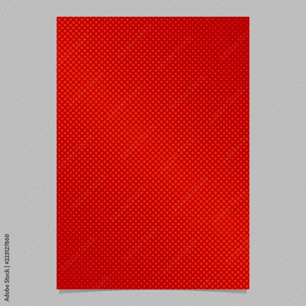 Poster halftone square pattern background page design - vector graphic from diagonal squares