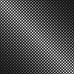 Retro halftone dot pattern background - vector illustration from circles