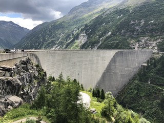 Staudamm, Stausee, Staumauer, Zillergründl im Zillertal, Tirol, Österreich