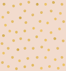 Golden elements. Seamless pattern. Background.