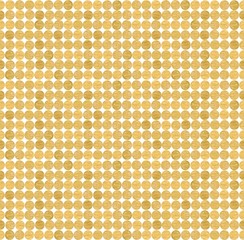 Golden elements. Seamless pattern. Background.