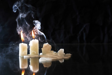 Candles On Dark
