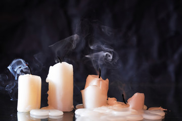 Candles On Dark