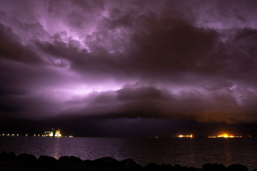 Mother Ship Lightning Cloud