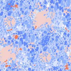 Fototapeta na wymiar Vector seamless pattern of cheetah spots in vibrant colors