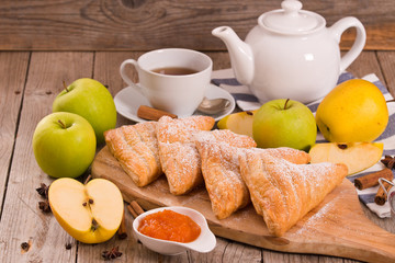 Apple puffs. 