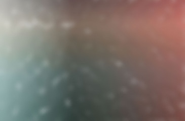 Abstract illustration of blue, green and red colorful through tiny glass background.