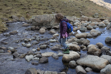 crossing the stream