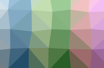 Fototapeta premium Illustration of green polygonal elegant multicolor background.