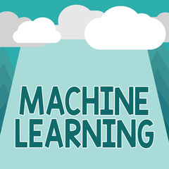 Conceptual hand writing showing Machine Learning. Business photo showcasing give computers the ability to be taught with data.