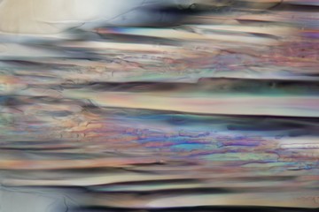 White wine under a microscope, Riesling.
