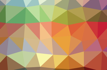 Illustration of orange polygonal elegant multicolor background.
