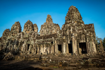 Bayon temple in Angkor Cambodia