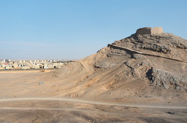 Zoroastrian Tower of Silence (Dakhmeh), Yazd, Iran