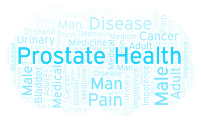 Prostate Health word cloud.