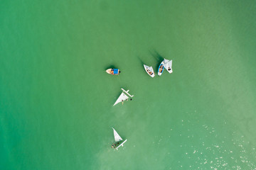 sailing boats in Lake Balaton