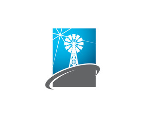 windmill star burst company logo