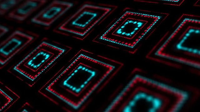 Advanced Abstract Geometric Animated Background