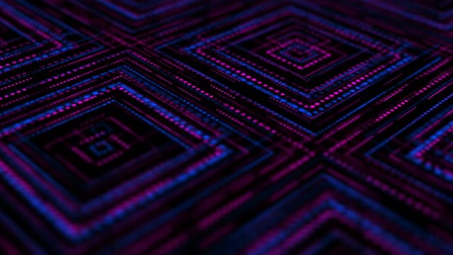 Advanced Abstract Geometric Animated Background