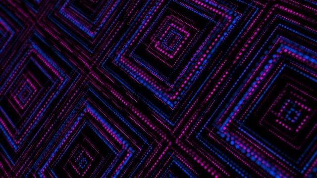 Advanced Abstract Geometric Animated Background