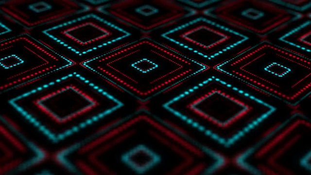 Advanced Abstract Geometric Animated Background