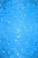 Abstract illustration of Vertical dodger blue colorful Small Hexagon background, digitally generated.