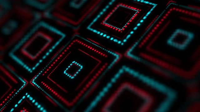 Advanced Abstract Geometric Animated Background