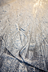 ice background. ice surface texture