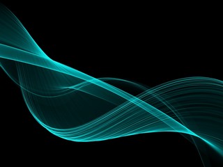      Abstract colored smoke isolated on a black background 