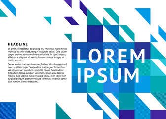 Booklet cover template