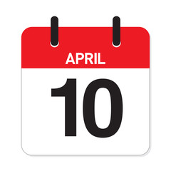 Calendar April 10