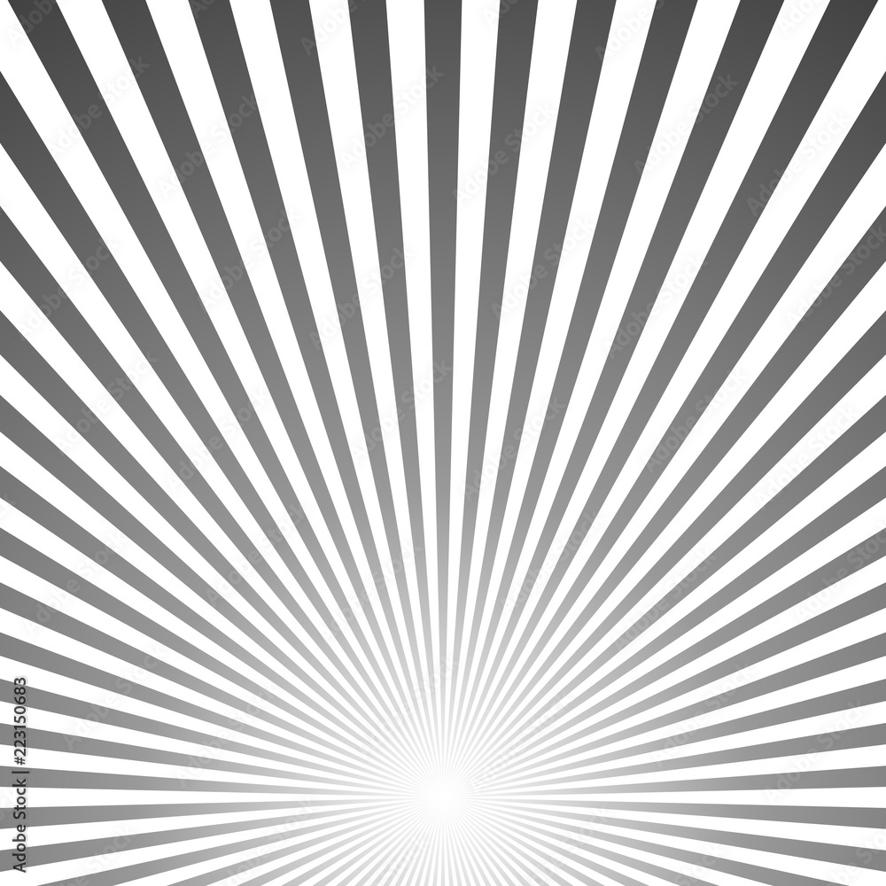 Aufkleber retro abstract gradient sun burst background design - vector graphic