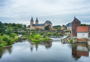 Fototapeta premium Medieval castle in Rochlitz Germany