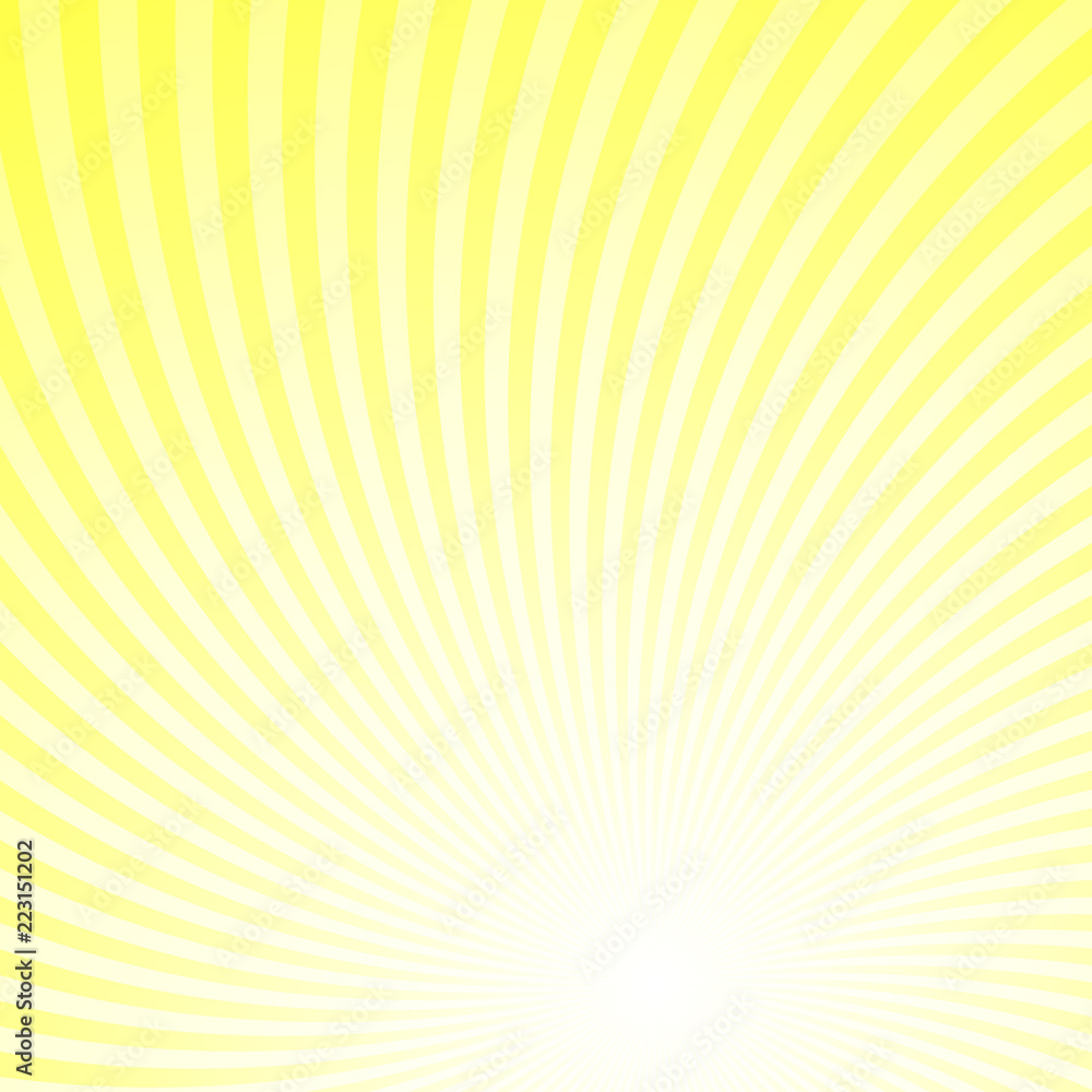 Poster swirl background - vector graphic design from spun rays