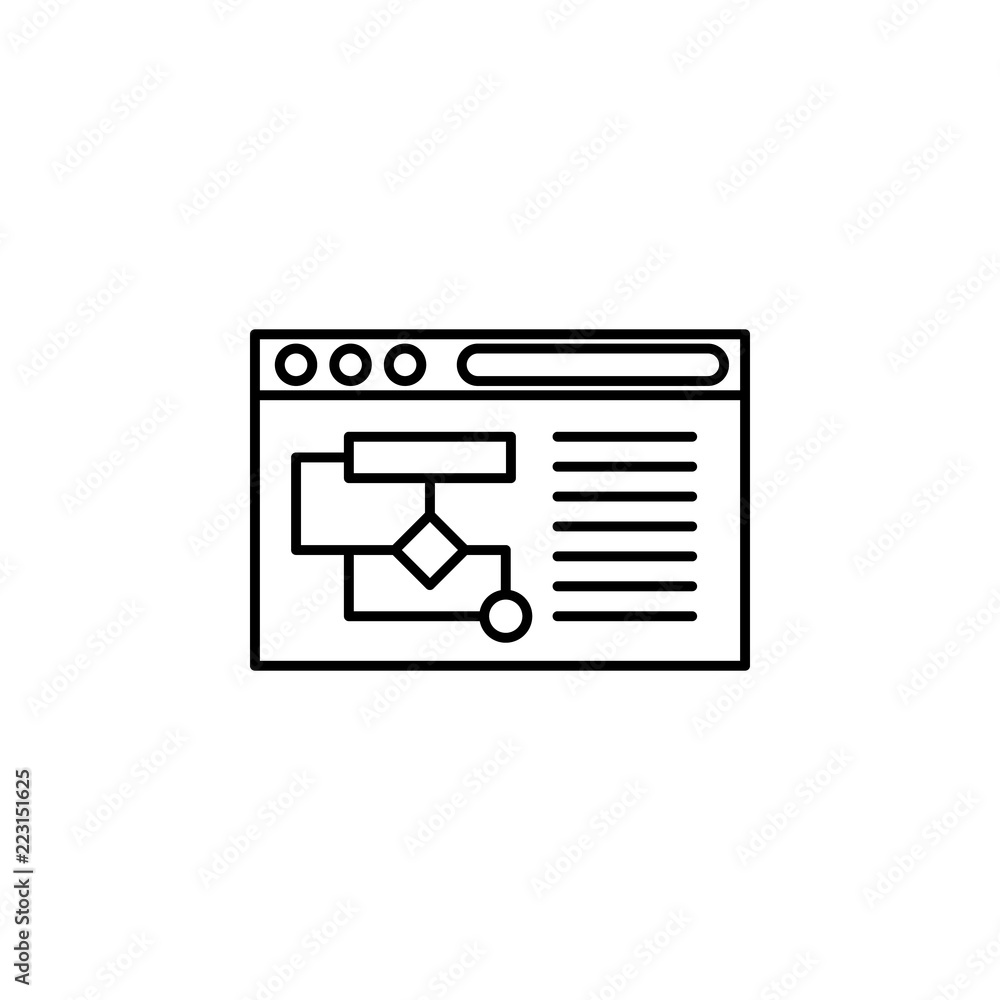 Poster online artificial intelligence shopping icon. element of artificial intelligence icon for mobile con