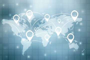 2d  rendering travel and navigation planning, concept