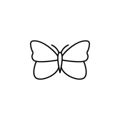 butterfly icon. Element of butterfly icon for mobile concept and web apps. Thin line butterfly icon can be used for web and mobile