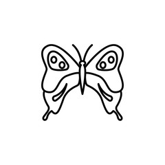 butterfly icon. Element of butterfly icon for mobile concept and web apps. Thin line butterfly icon can be used for web and mobile