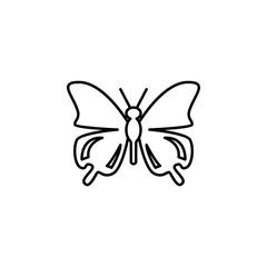 butterfly icon. Element of butterfly icon for mobile concept and web apps. Thin line butterfly icon can be used for web and mobile
