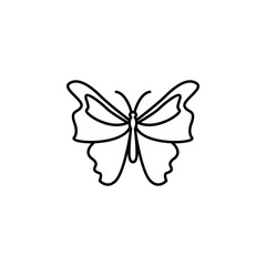 butterfly icon. Element of butterfly icon for mobile concept and web apps. Thin line butterfly icon can be used for web and mobile