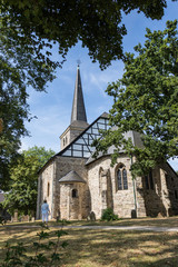 Fototapeta na wymiar Stiepel Dorfkirche