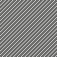 Abstract vector wallpaper with diagonal black and white strips. Seamless colored background. Geometric pattern