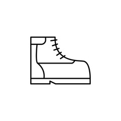 boots icon. Element of clothes icon for mobile concept and web apps. Thin line boots icon can be used for web and mobile