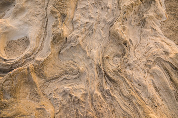 rock textures, Sarakiniko at dusk