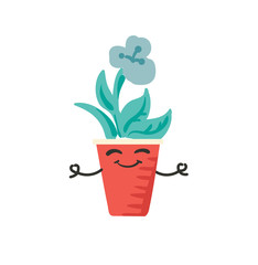 Reuse plastic red cup flower pot